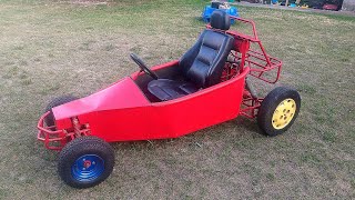 Buggy własnej konstrukcji Nietypowe domowe wynalazki Gokart [upl. by Market]