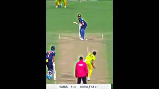 Kohli flick to Mitchell starck 🔥👊💀 kohli shorts cricket [upl. by Hsihsa]