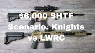 Knights Armament SR15 vs LWRC IC A5 Which One You Grabbin [upl. by Akirdnahs]