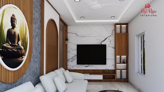 50tv unit designcolour combinationwith lighting [upl. by Ardnama290]