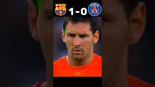 Barcelona vs PSG 22 🥶🔥 Messi vs Ibrahimovic  Champions league 2013 shorts football youtube [upl. by Franek]