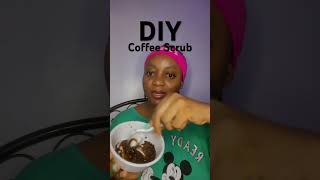 How to Make a DIY Coffee Scrub skincare skincareroutine exfoilating facescrub skin [upl. by Cherrita478]