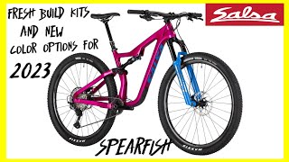 2023 salsa spearfish  full suspension cross country MTB [upl. by Atselec]