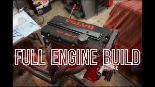 Budget Volvo 25L stroker 16v engine build ASMR [upl. by Alakcim]