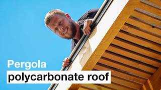 How to Install Polycarbonate Roof DIY [upl. by Lipson]