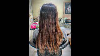 Smoothing keratin retouch rambut bleaching keratin hair [upl. by Huff8]