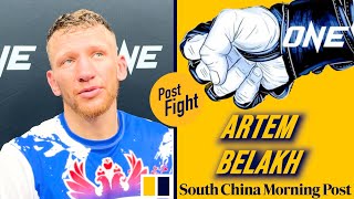 ONE Fight Night 18 Artem Belakh wants a big name after knocking out EnkhOrgil Baatarkhuu [upl. by Solon]