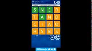 Wordament by Microsoft Corporation  words puzzle game for Android and iOS  gameplay [upl. by Une]