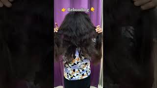 Rebonding 👆 bareilly hairstyle haircut haircare hairstyles rebonding hairtutorial shorts [upl. by Aztin999]