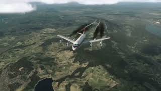 SwissAir 330 Crash Animation [upl. by Jacobson]