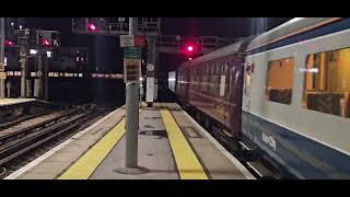 35028 clan line hauls the Atlantic coast express into Waterloo 12102024 [upl. by Ardelle]