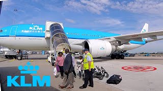 KLM AIRBUS A330200 Economy  EDMONTON  AMSTERDAM [upl. by Waugh]