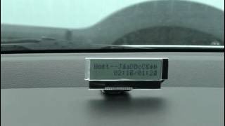 DIY pic32 mp3 player for Mazda 2 with car transparent LCD hd44780 [upl. by Shina]