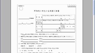 青色申告承認申請書の書き方 [upl. by Enimsaj]