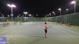 Playing tennis singles at Liberty HS 111224 [upl. by Eelrehpotsirhc]