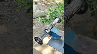 Making Homemade tool for bike shocks opening tools homemadetool seniorwelder [upl. by Ateloiv916]