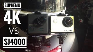 SJ4000 vs Supremo 4K  Side by side comparison [upl. by Enyrehtak]