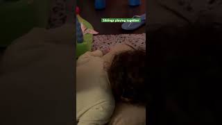 Ruvy and 8months old baby Rene playing before bedtime siblingslife babyvlog toddlermoments [upl. by Ocin]