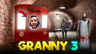 Granny ki Train leke Bhaggya  Granny chapter 3  Train Escape [upl. by Ahsemed809]