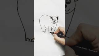 How to draw a bear drawing 🐨👌👌👌 [upl. by Eilyah]