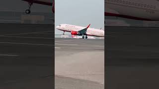 Why This A320 Takeoff is So Unusual Airbus320 takeoff airindia shorts trending delhi viral [upl. by Edan]