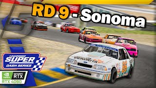 Super Dash Series  R9  Sonoma Short Chute  iRacing League Racing [upl. by Jacynth866]