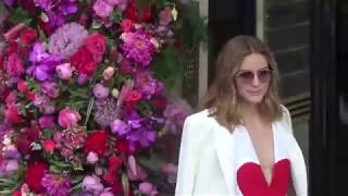 Olivia PALERMO  Paris July 3 2017 Fashion Week show Schiaparelli  july PFW [upl. by Ahsekyw823]