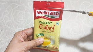 weikfield custard powder recipe  weikfield instant custard mix  weikfield custard powder [upl. by Wemolohtrab]