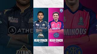 rajasthan royals aur Gujarat Titans NEW HEAD COACH shorts  GT AUR RR [upl. by Eytteb]