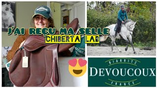 UNBOXING DE MA SELLE DEVOUCOUX 🤩✨️   TEST [upl. by Nilesoy]