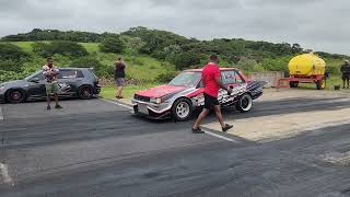 Turbo vs Aspirated dragracing southafrica toyota datsun opelpower [upl. by Mayberry]