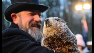 Groundhog Day 2022 Punxsutawney Phil predicts how long winter will last [upl. by Grory]