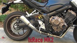 IxRace MK2 sur CB650R 2022 [upl. by Otes]