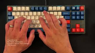 Tiger80 Lite  Chosfox White Fox  JTK Azure [upl. by Afital]