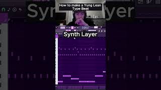 how to make a yung lean type beat flstudio flstudiotutorial typebeat yungleantypebeat bladee [upl. by Danny850]