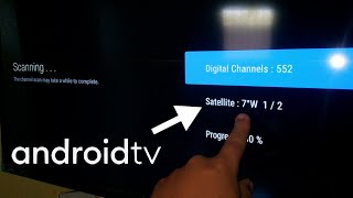 طريقة البحث عن قنوات النايل سات او اي قمر على تلفزيونات Android Tv [upl. by Jack221]