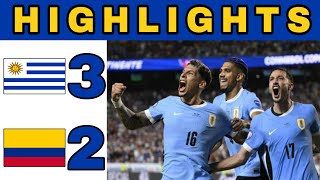 Uruguay vs Columbia  Uruguay vs Kolombia  Highlights amp Goals World Cup 2026 Qualification CONMEBOL [upl. by Nevet]