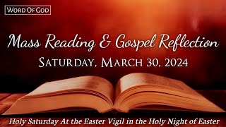 Todays Catholic Mass Readings and Gospel Reflection  Saturday March 30 2024 [upl. by Angeline]