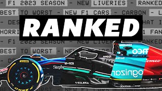 My 2023 Formula 1 car livery rankings [upl. by Nauqan832]