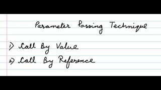 Parameter Passing Techniques in Java [upl. by Ahsikym]