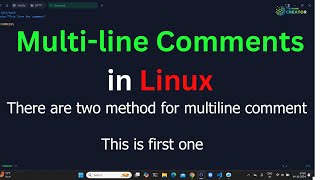 Multi line comments in linux  comment  vim  vi  multiline comments in Ubuntu  Network Creator [upl. by Yemar]