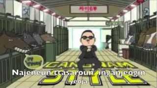 Gangnam Style LYRICS Korean amp English i HD [upl. by Tudor36]