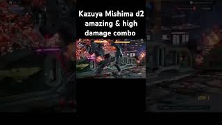 Kazuya Mishima ws2 high damage combo [upl. by Nilorac]