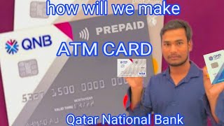 QNB Prepaid Card Register  Qnb opening account  Qatar National Bank  Qnb atm card [upl. by Zirtaeb]