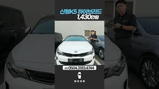 신형 K5 하이브리드 노블레스 스페셜201707  89828Km  단순수리  1430만원 [upl. by Pacifica]