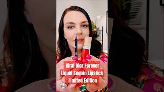 Testing the Viral Dior Forever Liquid Sequin Lipstick  Limited Edition 999 diorforever lipstick [upl. by Ahsahs]