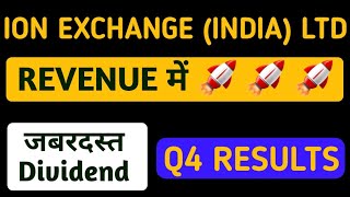 Ion Exchange Results 2024 🔴 Ion Exchange Q4 Result 🔴 Ion Exchange Share News 🔴 Ion Exchange Ltd [upl. by Gaylor]