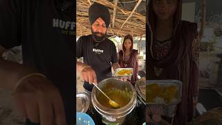 Sardar ji Special Kadhi Chawal in Mohali shortsvideo [upl. by Ymorej]