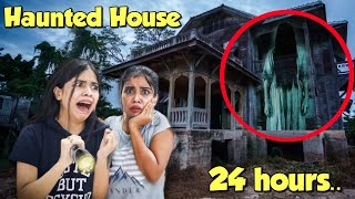 Living in HAUNTED House for 24 hours cant believe this भूतिया बंगला😭 [upl. by Rafael]