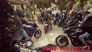 Ride to Milestone 67  lycans  cafe riders  bikers meet [upl. by Lizette944]